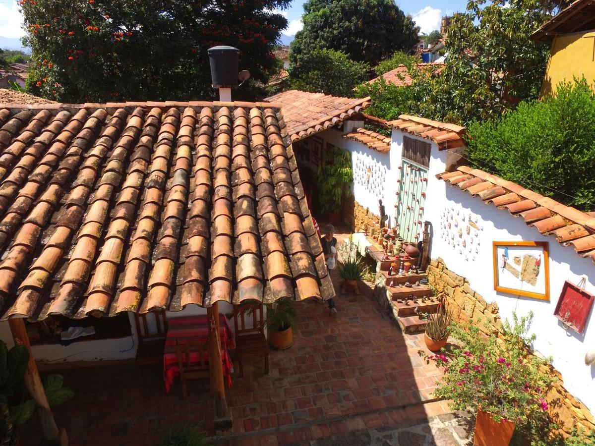 Hostal La Casona Barichara Santander Cabrera  Экстерьер фото