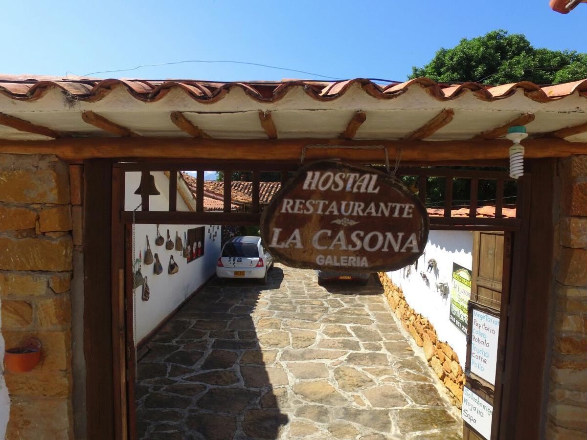 Hostal La Casona Barichara Santander Cabrera  Экстерьер фото