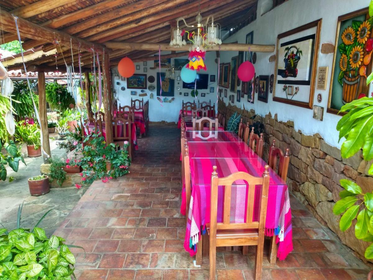 Hostal La Casona Barichara Santander Cabrera  Экстерьер фото