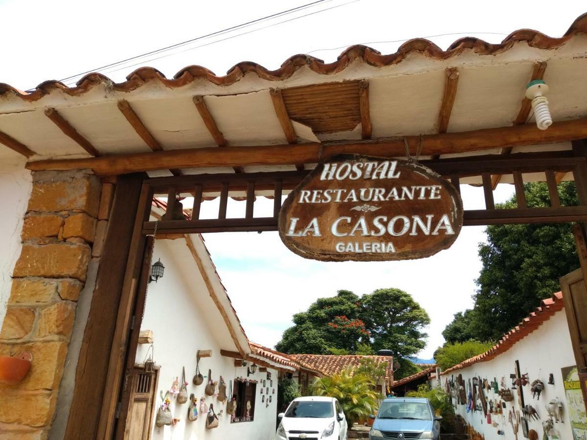 Hostal La Casona Barichara Santander Cabrera  Экстерьер фото