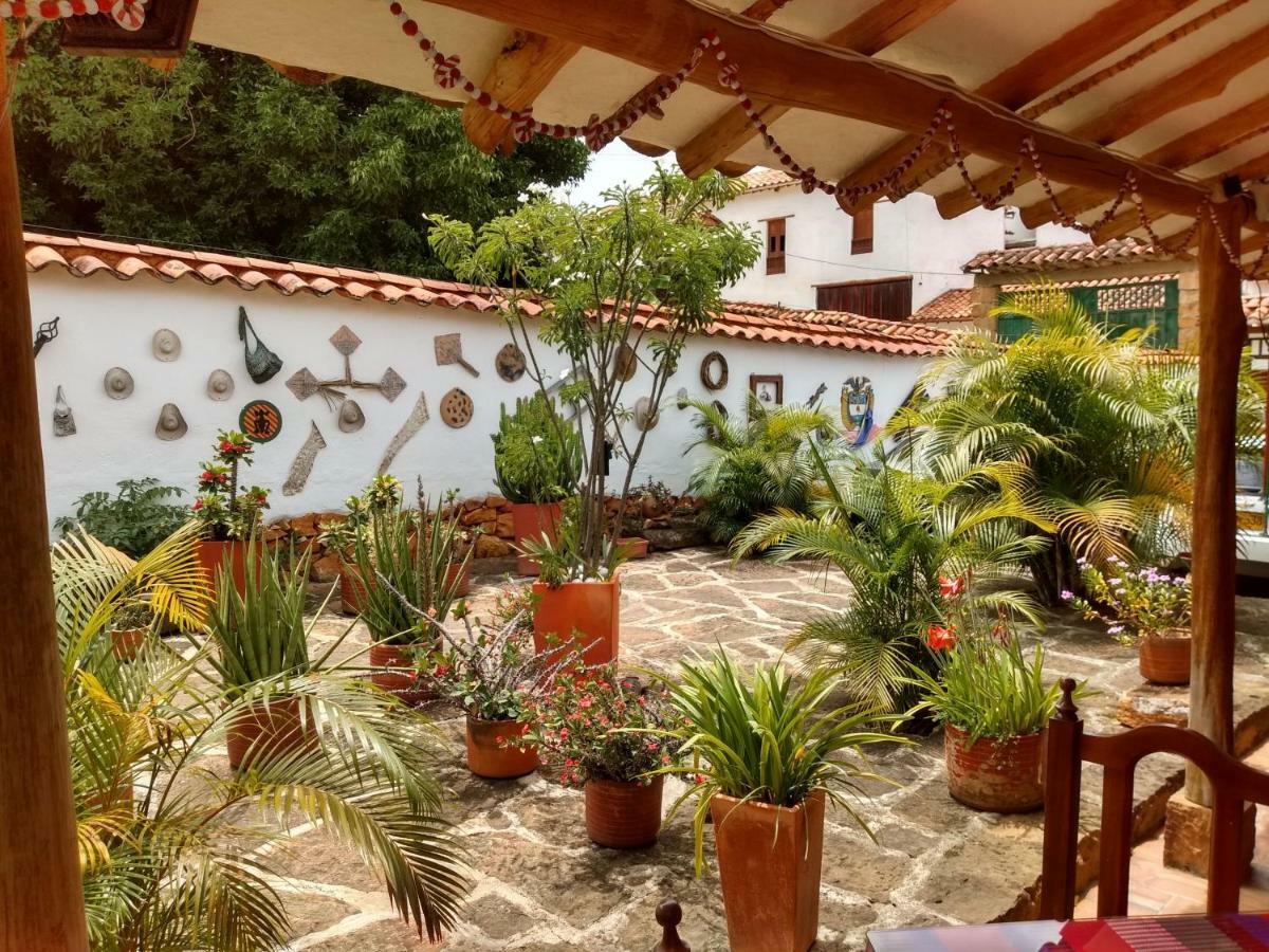 Hostal La Casona Barichara Santander Cabrera  Экстерьер фото