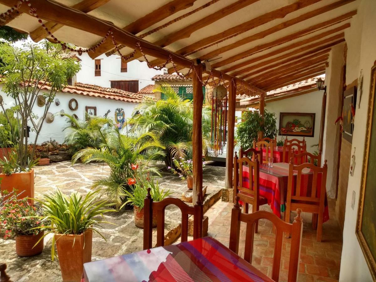 Hostal La Casona Barichara Santander Cabrera  Экстерьер фото